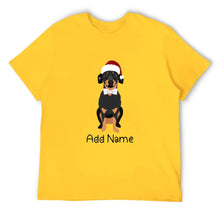 Load image into Gallery viewer, Personalized Dachshund Dad Cotton T Shirt-Apparel-Apparel, Dachshund, Dog Dad Gifts, Personalized, Shirt, T Shirt-Men&#39;s Cotton T Shirt-Yellow-Medium-13