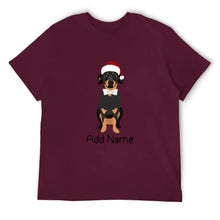 Load image into Gallery viewer, Personalized Dachshund Dad Cotton T Shirt-Apparel-Apparel, Dachshund, Dog Dad Gifts, Personalized, Shirt, T Shirt-Men&#39;s Cotton T Shirt-Maroon-Medium-15