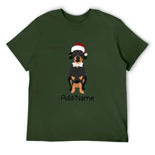 Load image into Gallery viewer, Personalized Dachshund Dad Cotton T Shirt-Apparel-Apparel, Dachshund, Dog Dad Gifts, Personalized, Shirt, T Shirt-Men&#39;s Cotton T Shirt-Army Green-Medium-17