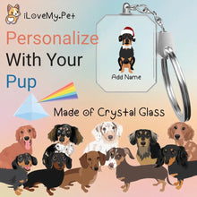 Load image into Gallery viewer, Dachshund crystal-keychain-multi