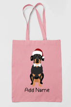 Load image into Gallery viewer, Personalized Dachshund Love Zippered Tote Bag-Accessories-Accessories, Bags, Dachshund, Dog Mom Gifts, Personalized-11