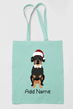 Load image into Gallery viewer, Personalized Dachshund Love Zippered Tote Bag-Accessories-Accessories, Bags, Dachshund, Dog Mom Gifts, Personalized-12