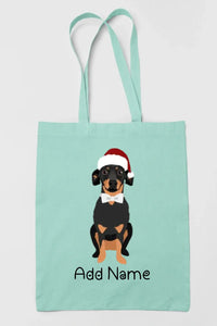 Personalized Dachshund Love Zippered Tote Bag-Accessories-Accessories, Bags, Dachshund, Dog Mom Gifts, Personalized-12