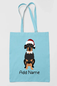 Personalized Dachshund Love Zippered Tote Bag-Accessories-Accessories, Bags, Dachshund, Dog Mom Gifts, Personalized-13