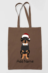 Personalized Dachshund Love Zippered Tote Bag-Accessories-Accessories, Bags, Dachshund, Dog Mom Gifts, Personalized-15