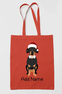 Personalized Dachshund Love Zippered Tote Bag-Accessories-Accessories, Bags, Dachshund, Dog Mom Gifts, Personalized-16