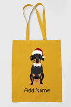Load image into Gallery viewer, Personalized Dachshund Love Zippered Tote Bag-Accessories-Accessories, Bags, Dachshund, Dog Mom Gifts, Personalized-17
