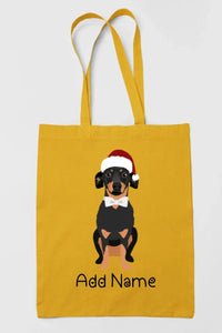 Personalized Dachshund Love Zippered Tote Bag-Accessories-Accessories, Bags, Dachshund, Dog Mom Gifts, Personalized-17