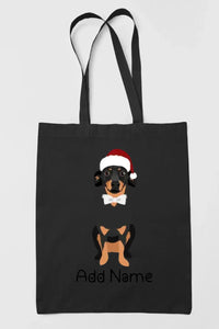 Personalized Dachshund Love Zippered Tote Bag-Accessories-Accessories, Bags, Dachshund, Dog Mom Gifts, Personalized-19
