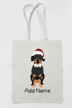 Load image into Gallery viewer, Personalized Dachshund Love Zippered Tote Bag-Accessories-Accessories, Bags, Dachshund, Dog Mom Gifts, Personalized-3