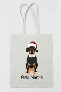 Personalized Dachshund Love Zippered Tote Bag-Accessories-Accessories, Bags, Dachshund, Dog Mom Gifts, Personalized-3