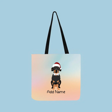 Load image into Gallery viewer, Personalized Dachshund Small Tote Bag-Accessories-Accessories, Bags, Dachshund, Dog Mom Gifts, Personalized-Small Tote Bag-Your Design-One Size-2