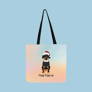 Personalized Dachshund Small Tote Bag-Accessories-Accessories, Bags, Dachshund, Dog Mom Gifts, Personalized-Small Tote Bag-Your Design-One Size-2