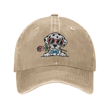 Load image into Gallery viewer, Personalized Dalmatian Baseball Cap - Romeo Dalmatian Design - Match Your Dog's Coat Color-Hats &amp; Caps-Accessories,Baseball Caps,Dog Mom Gifts-3