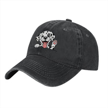 Load image into Gallery viewer, Personalized Dalmatian Baseball Cap - Waving Dalmatian Design - Match Your Dog's Coat Color-Hats &amp; Caps-Accessories,Baseball Caps,Dalmatian,Dog Dad Gifts,Dog Mom Gifts-6
