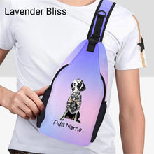 Load image into Gallery viewer, Personalized Dalmatian Love Unisex Sling Bag Backpack-Accessories-Dalmatian-Unisex Sling Bag Backpack-Lavender Bliss-One Size-15