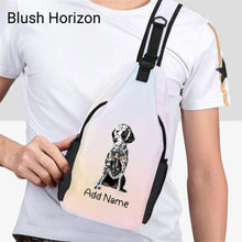 Load image into Gallery viewer, Personalized Dalmatian Love Unisex Sling Bag Backpack-Accessories-Dalmatian-Unisex Sling Bag Backpack-Blush Horizon-One Size-20