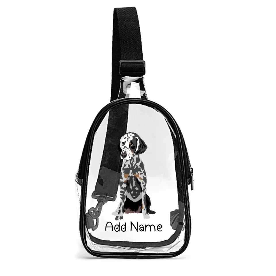 Personalized Dalmatian Love Unisex Transparent Sling Bag-Accessories-Dalmatian-Unisex Transparent Sling Bag-Transparent-One Size-3