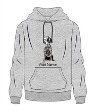 Load image into Gallery viewer, personalized-dog-mom-hoodie-heather-gray