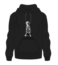 Load image into Gallery viewer, personalized-dog-mom-hoodie-for-women-black