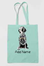 Load image into Gallery viewer, Personalized Dalmatian Love Zippered Tote Bag-Accessories-Accessories, Bags, Dalmatian, Dog Mom Gifts, Personalized-12