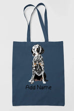 Load image into Gallery viewer, Personalized Dalmatian Love Zippered Tote Bag-Accessories-Accessories, Bags, Dalmatian, Dog Mom Gifts, Personalized-14