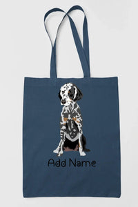 Personalized Dalmatian Love Zippered Tote Bag-Accessories-Accessories, Bags, Dalmatian, Dog Mom Gifts, Personalized-14