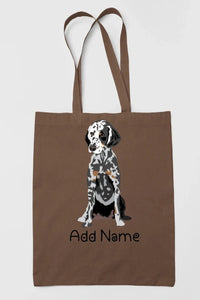 Personalized Dalmatian Love Zippered Tote Bag-Accessories-Accessories, Bags, Dalmatian, Dog Mom Gifts, Personalized-15