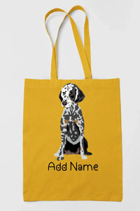 Personalized Dalmatian Love Zippered Tote Bag-Accessories-Accessories, Bags, Dalmatian, Dog Mom Gifts, Personalized-17