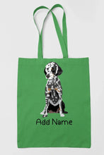 Load image into Gallery viewer, Personalized Dalmatian Love Zippered Tote Bag-Accessories-Accessories, Bags, Dalmatian, Dog Mom Gifts, Personalized-18