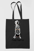 Load image into Gallery viewer, Personalized Dalmatian Love Zippered Tote Bag-Accessories-Accessories, Bags, Dalmatian, Dog Mom Gifts, Personalized-19