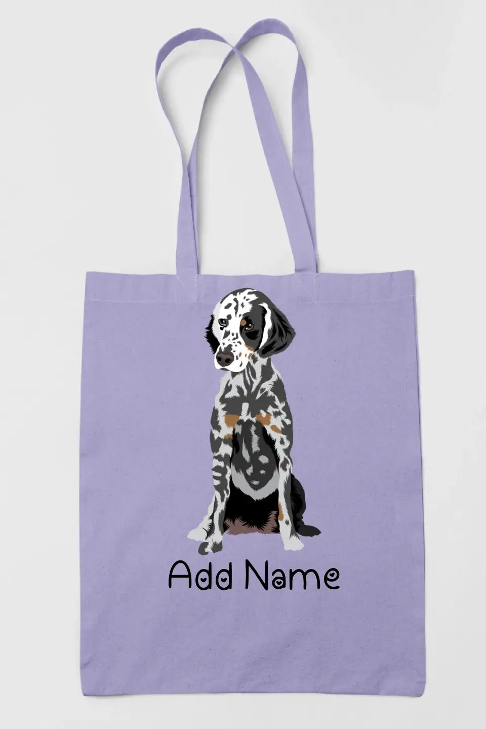 Personalized Dalmatian Love Zippered Tote Bag-Accessories-Accessories, Bags, Dalmatian, Dog Mom Gifts, Personalized-Zippered Tote Bag-Pastel Purple-Classic-2