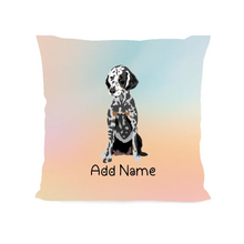 Load image into Gallery viewer, Personalized Dalmatian Soft Plush Pillowcase-Home Decor-Dalmatian, Dog Dad Gifts, Dog Mom Gifts, Home Decor, Personalized, Pillows-Soft Plush Pillowcase-As Selected-12&quot;x12&quot;-2