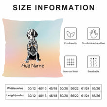 Load image into Gallery viewer, Personalized Dalmatian Soft Plush Pillowcase-Home Decor-Dalmatian, Dog Dad Gifts, Dog Mom Gifts, Home Decor, Personalized, Pillows-3