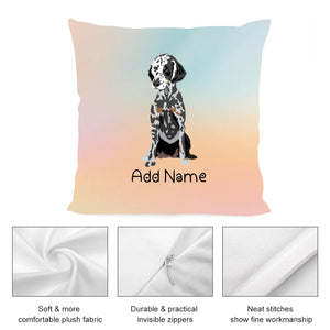 Personalized Dalmatian Soft Plush Pillowcase-Home Decor-Dalmatian, Dog Dad Gifts, Dog Mom Gifts, Home Decor, Personalized, Pillows-4