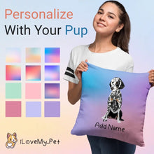 Load image into Gallery viewer, Personalized Dalmatian Soft Plush Pillowcase-Home Decor-Dalmatian, Dog Dad Gifts, Dog Mom Gifts, Home Decor, Personalized, Pillows-1