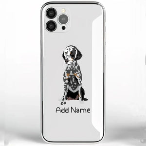 Personalized Dalmatian Soft Shell Phone Cover-Cell Phone Accessories-Accessories, Dalmatian, Dog Mom Gifts, Personalized, Phone Case-Phone Cover-Transparent TPU-One Size-2