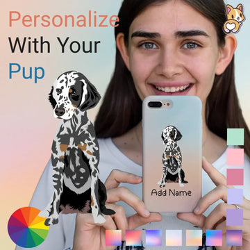 Personalized Dalmatian Soft Shell Phone Cover 360x