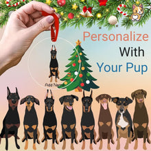 Load image into Gallery viewer, Doberman christmas-tree-ornament-multi