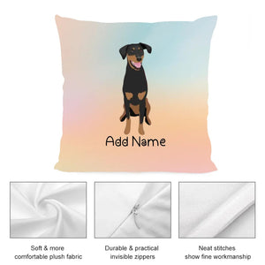 Personalized Doberman Soft Plush Pillowcase-Home Decor-Doberman, Dog Dad Gifts, Dog Mom Gifts, Home Decor, Personalized, Pillows-3