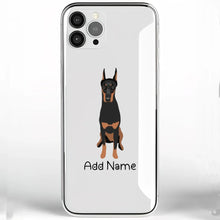 Load image into Gallery viewer, Personalized Doberman Soft Shell Phone Cover-Cell Phone Accessories-Accessories, Doberman, Dog Mom Gifts, Personalized, Phone Case-Phone Cover-Transparent TPU-One Size-2