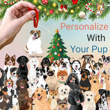 Load image into Gallery viewer, ALL BREED COVER English-bulldog christmas-tree-ornament-multi