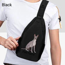 Load image into Gallery viewer, Personalized Dog Lover&#39;s Unisex Sling Bag Backpack-Personalized Dog Gifts-Accessories, Bags, Dog Dad Gifts, Dog Mom Gifts, Personalized-Unisex Sling Bag Backpack-Black-One Size-2