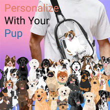 Load image into Gallery viewer, ALL BREED COVER English-bulldog transparent-sling-bag-multi