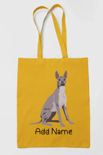 Load image into Gallery viewer, Personalized Dog Lovers Zippered Tote Bag-Personalized Dog Gifts-Accessories, Bags, Dog Mom Gifts, Personalized-Zippered Tote Bag-Mustard-Classic-17