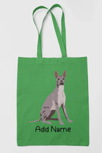 Load image into Gallery viewer, Personalized Dog Lovers Zippered Tote Bag-Personalized Dog Gifts-Accessories, Bags, Dog Mom Gifts, Personalized-Zippered Tote Bag-Forest Green-Classic-18