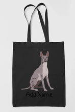 Load image into Gallery viewer, Personalized Dog Lovers Zippered Tote Bag-Personalized Dog Gifts-Accessories, Bags, Dog Mom Gifts, Personalized-Zippered Tote Bag-Black-Classic-19