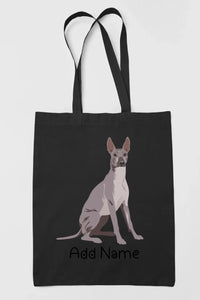 Personalized Dog Lovers Zippered Tote Bag-Personalized Dog Gifts-Accessories, Bags, Dog Mom Gifts, Personalized-Zippered Tote Bag-Black-Classic-19