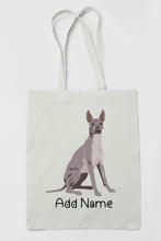 Load image into Gallery viewer, Personalized Dog Lovers Zippered Tote Bag-Personalized Dog Gifts-Accessories, Bags, Dog Mom Gifts, Personalized-Zippered Tote Bag-White-Classic-3