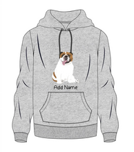 Load image into Gallery viewer, Personalized English Bulldog Love Men&#39;s Warm Hoodie Sweatshirt-Apparel-Apparel, Dog Dad Gifts, English Bulldog, Hoodie, Personalized, Sweatshirt-Men&#39;s Warm Hoodie Sweatshirt-Gray-S-10